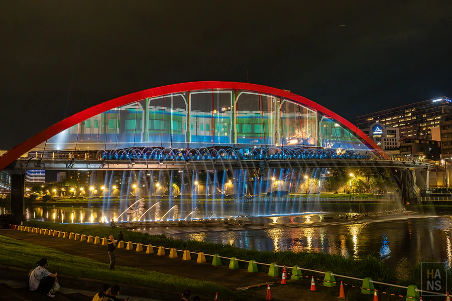 錫口碼頭彩虹橋︱2024台北水舞嘉年華︱Love遊臺北