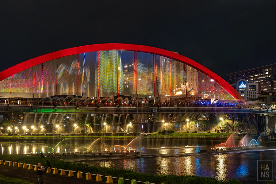 錫口碼頭彩虹橋︱2024台北水舞嘉年華︱Love遊臺北