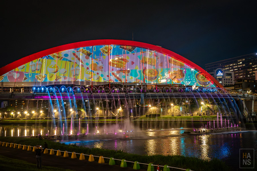 錫口碼頭彩虹橋︱2024台北水舞嘉年華︱Love遊臺北