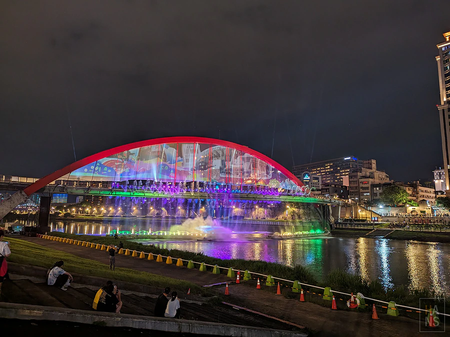 錫口碼頭彩虹橋︱2024台北水舞嘉年華︱Love遊臺北