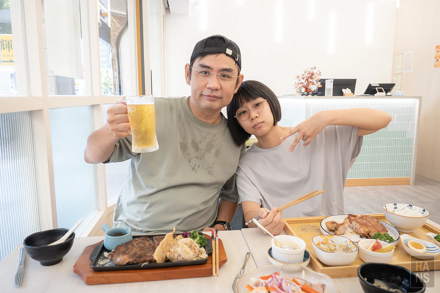 穀雨豐中式、牛排定食