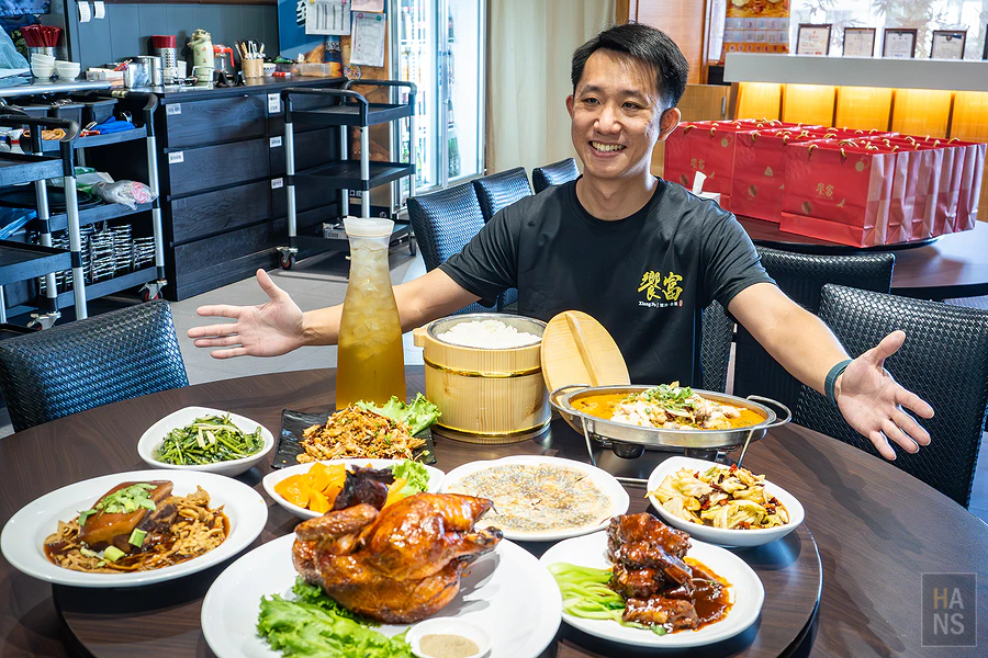 饗富餐廳，滬川台菜窯烤雞，南投竹山紫南宮必吃美食