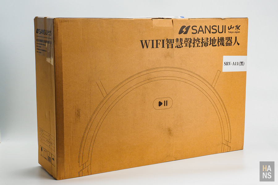 SANSUI 山水 WIFI智能掃拖掃地機器人