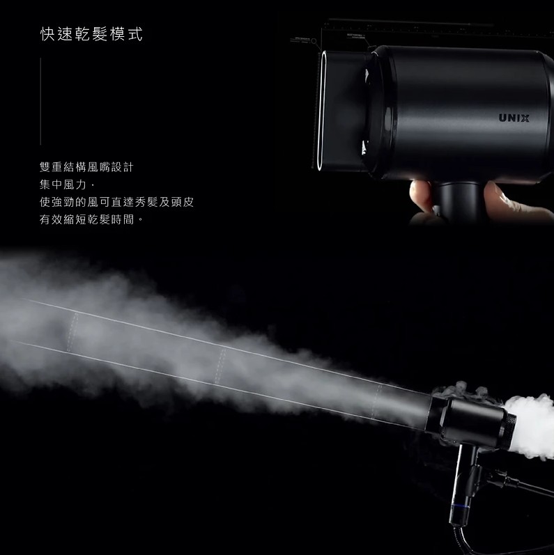韓國UNIX-AIRSHOT負離子頂級吹風機